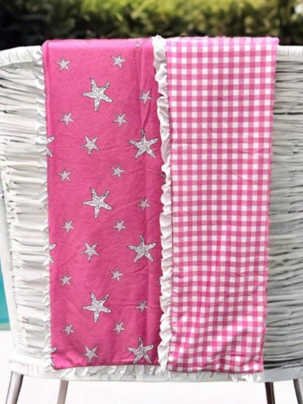 Pink Starfish - Swim Towel